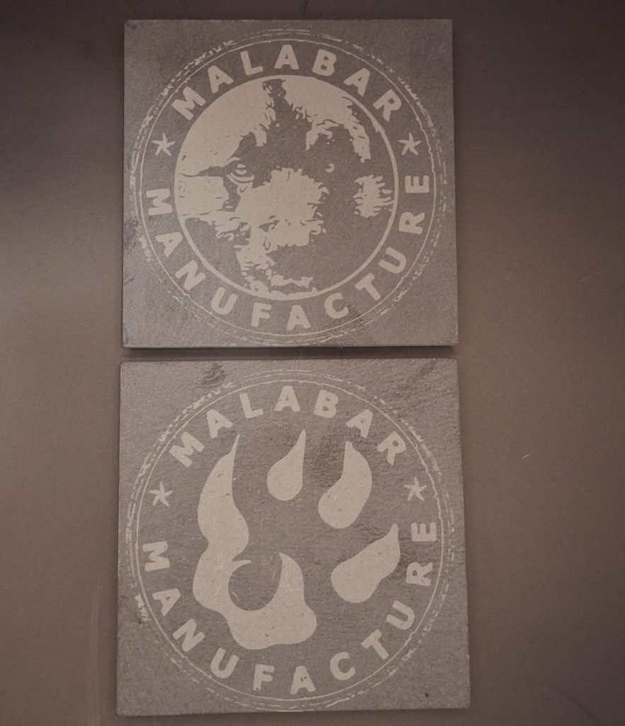 2 Sous-verres Malabar manufacture