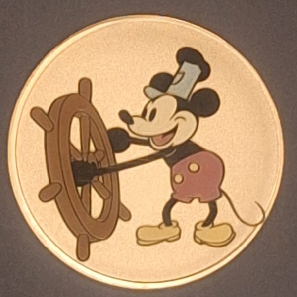 Cravure Couleur sur laiton de Mickey