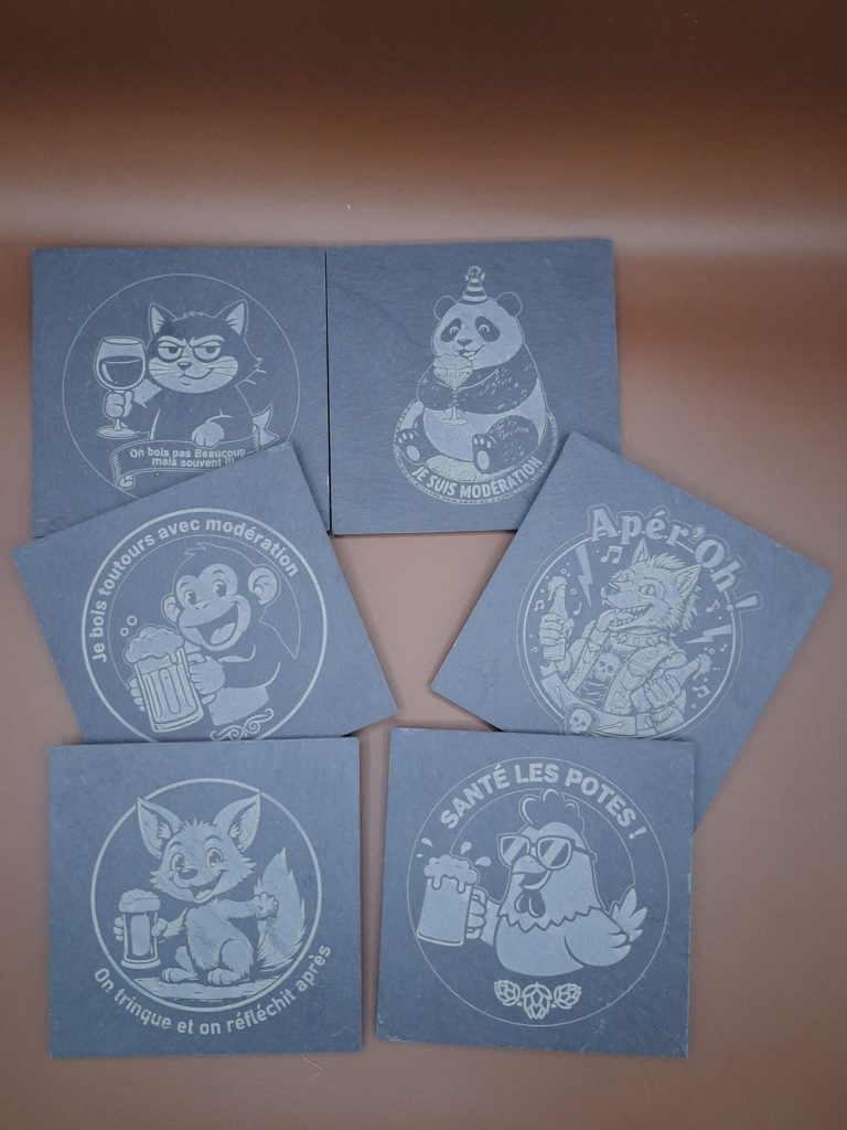 lot sous verre annimaux