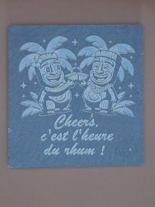 sous-verre tiki cheers
