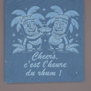 Sous-verre Ardoise – Tiki Cheers