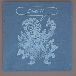 Sous-verre Ardoise – Tiki Santé