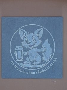 sous-verre humoristique renard