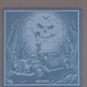 Sous-verre Ardoise – Night Driver Hot Rod