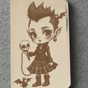 Porte-clés Fille Gothique Vampire