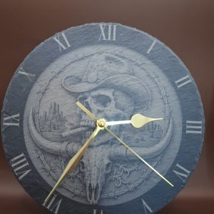 Horloge en ardoise 22 cm – Plusieurs modèles disponibles